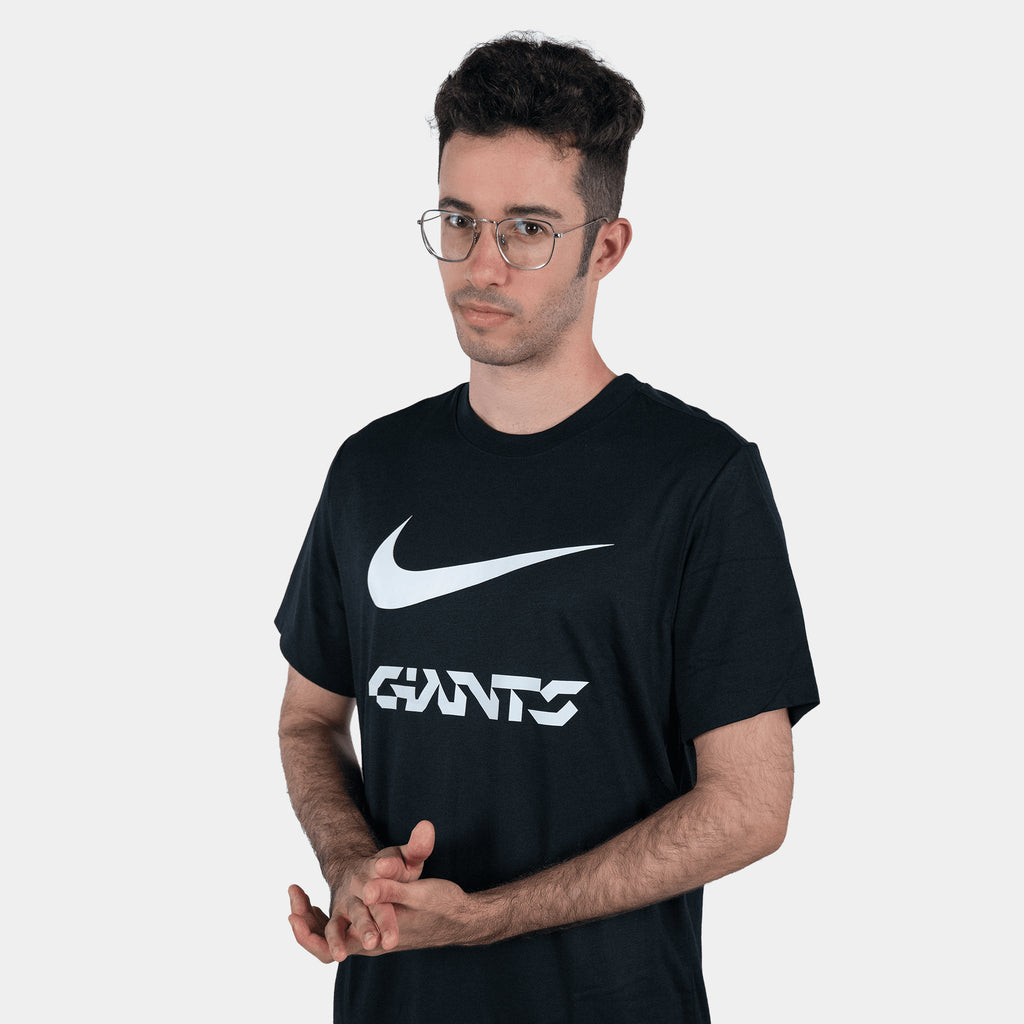 Camiseta Swoosh Giants x Nike Negra, perfecta para los fanáticos